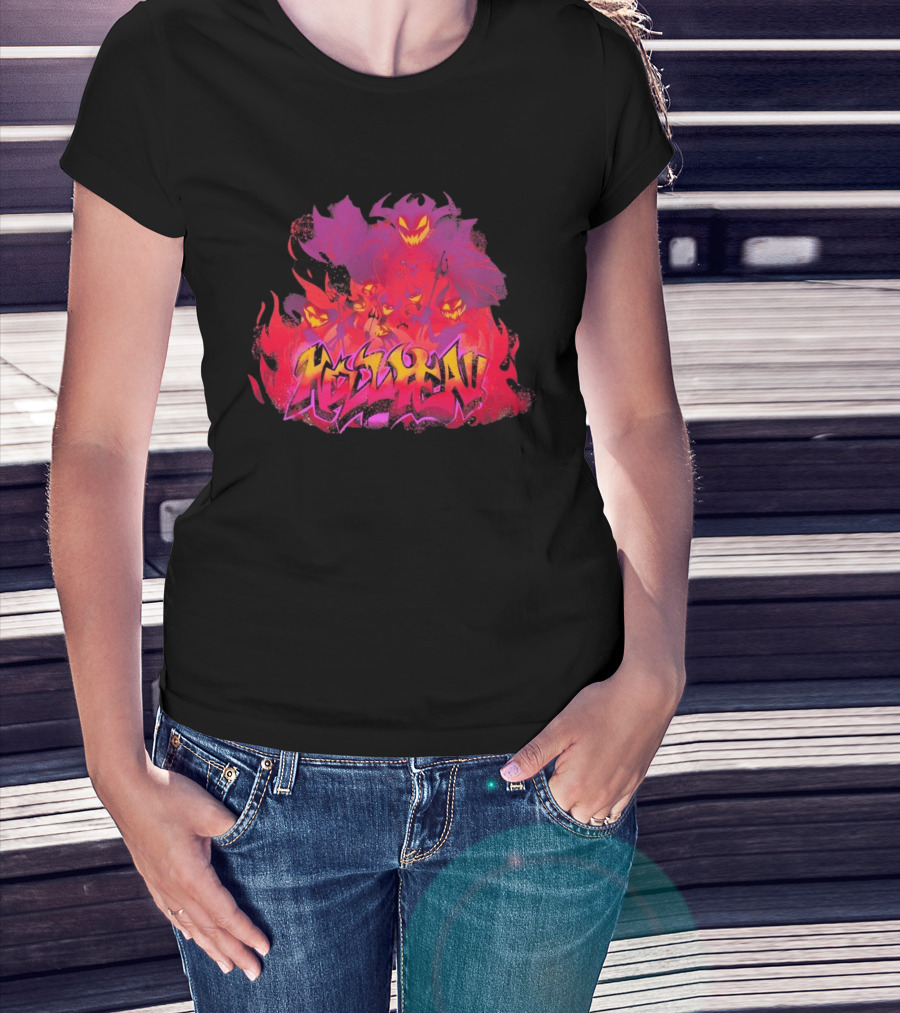 Helluva Boss SpindleHorse Graffiti Demon T-Shirt