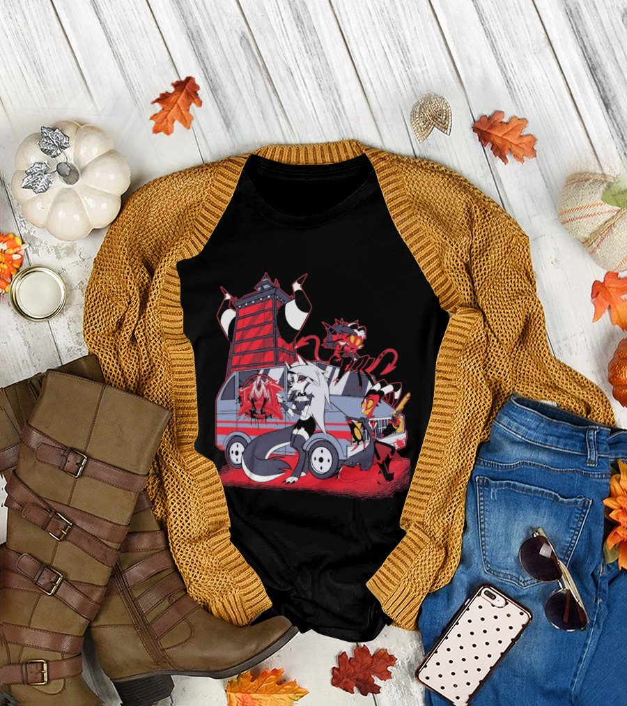 SpindleHorse IMP Van Characters Cartoon T-Shirt