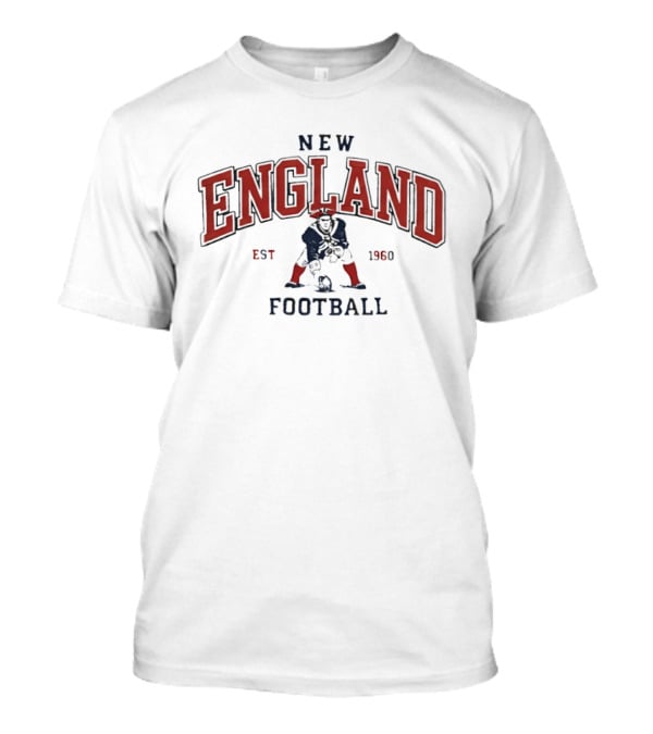 New England Football Est 1960 Classic Vintage Style Patriots T-Shirt
