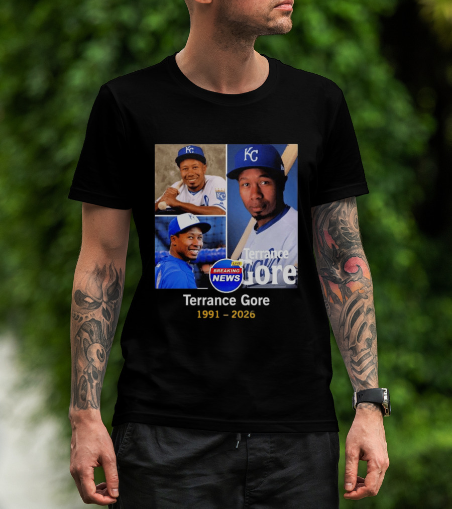 Terrance Gore Kansas City KC Breaking News 1991 2026 T-Shirt