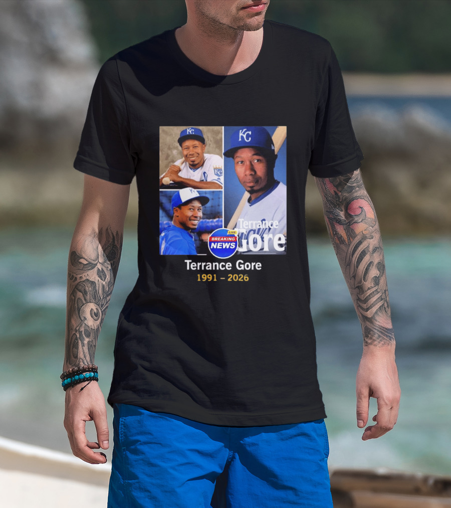 Terrance Gore Kansas City KC Breaking News 1991 2026 T-Shirt