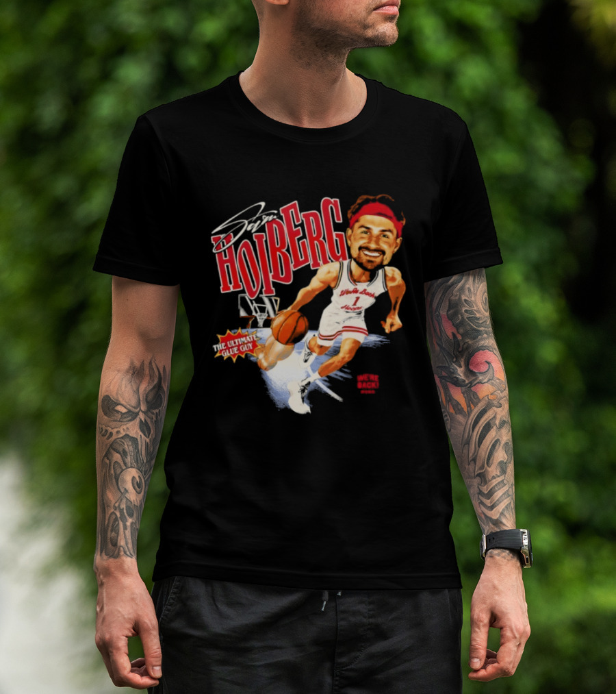Sam Hoiberg Basketball Caricature The Ultimate Glue Guy T-Shirt