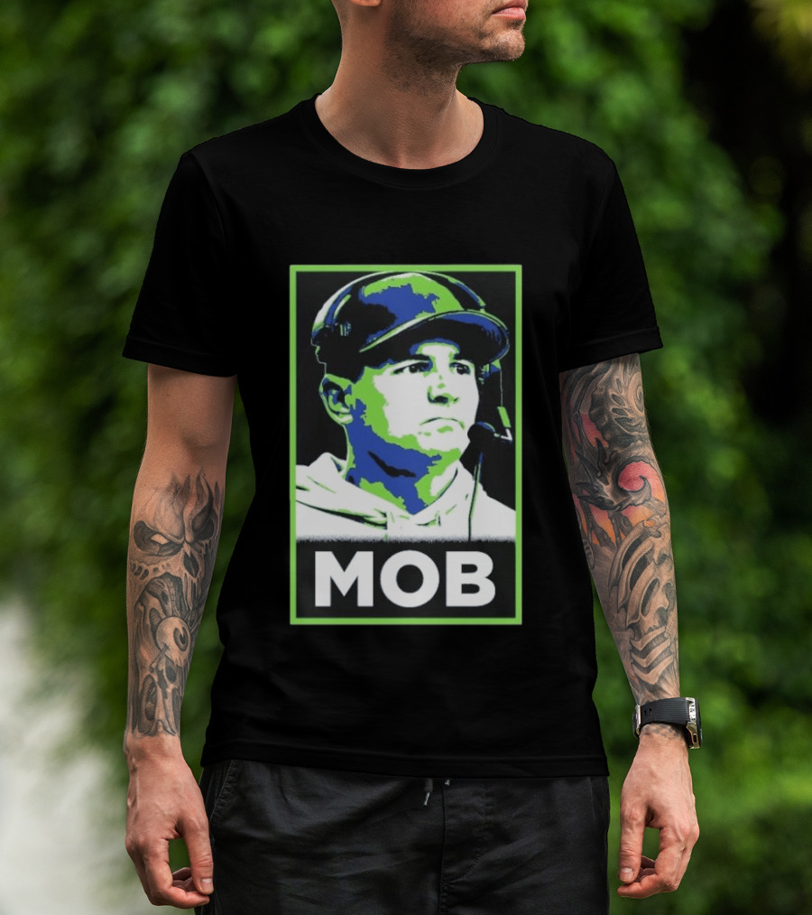 Seattle Seahawks MOB Coach Iconic Headset T-Shirt