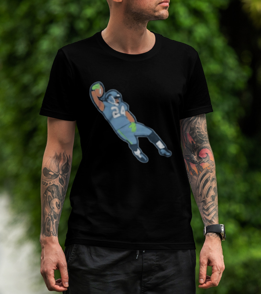 Seahawks The Quake Celebration Rob Staton 24 T-Shirt