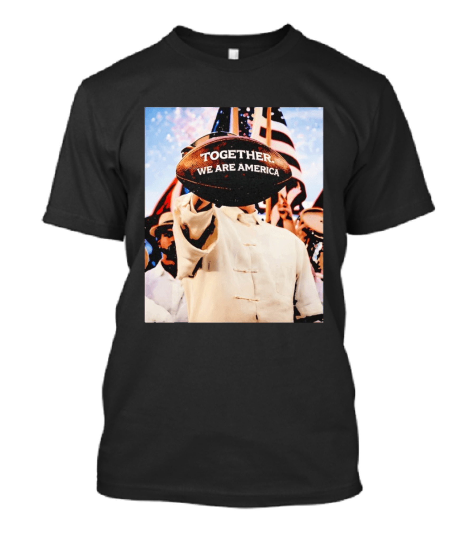 Together We Are America Bad Bunny Football T-Shirt