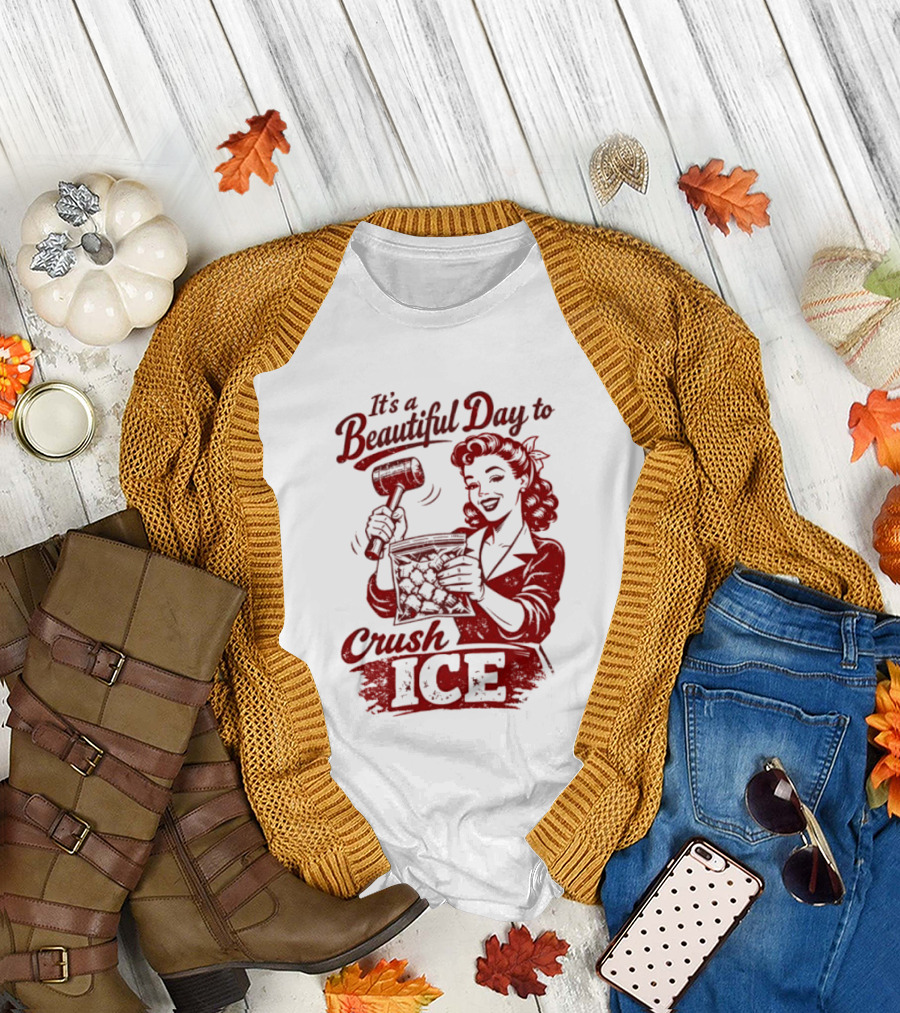 It's a Beautiful Day to Crush Ice Minneapolis Social Justice Human Rights T-Shirt