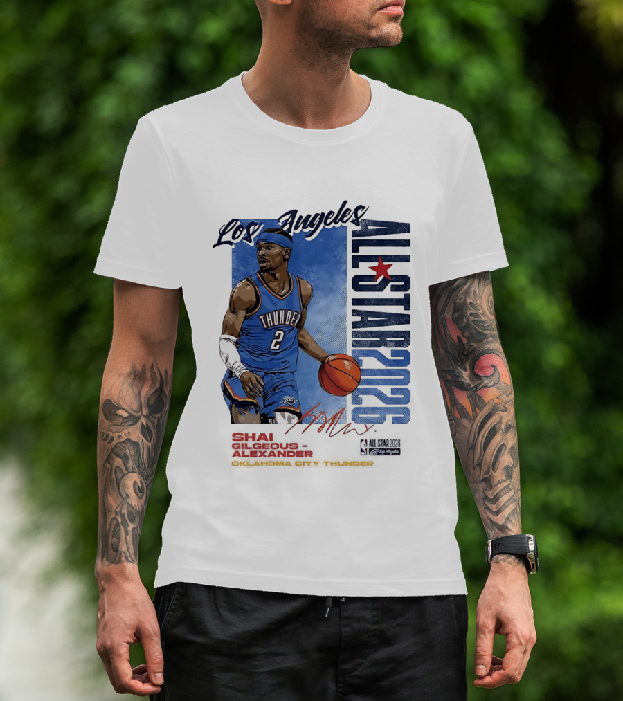 Los Angeles All Star 2026 Shai Gilgeous Alexander Oklahoma City Thunder T-Shirt