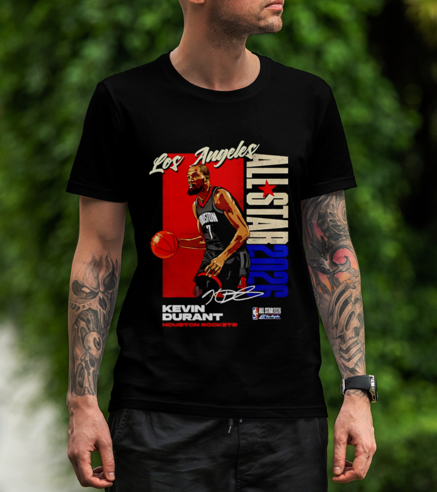 Los Angeles All Star 2026 Kevin Durant Houston Rockets T-Shirt