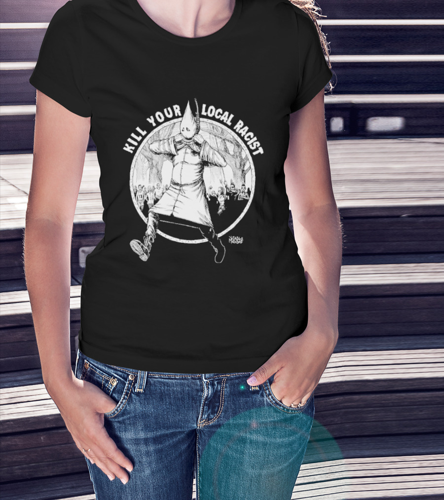 Kill Your Local Racist Diablo Macabre Circle Figure T-Shirt