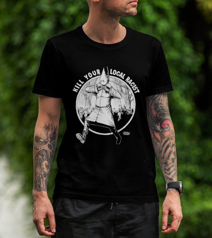 Kill Your Local Racist Diablo Macabre Circle Figure T-Shirt
