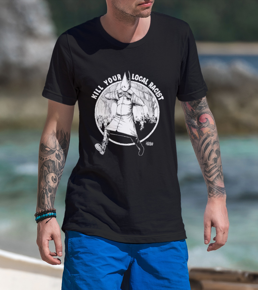 Kill Your Local Racist Diablo Macabre Circle Figure T-Shirt