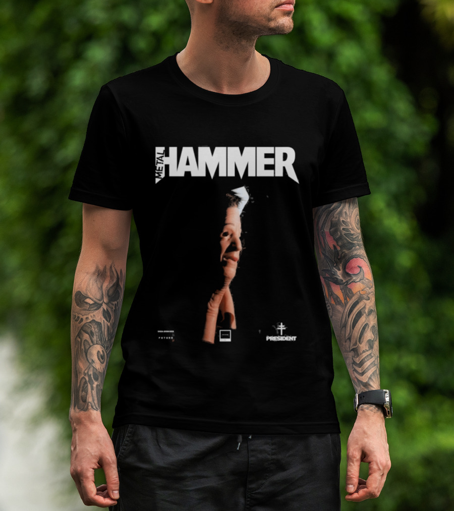 President X Metal Hammer The New Heavy 2026 Distorted Face Concept T-Shirt