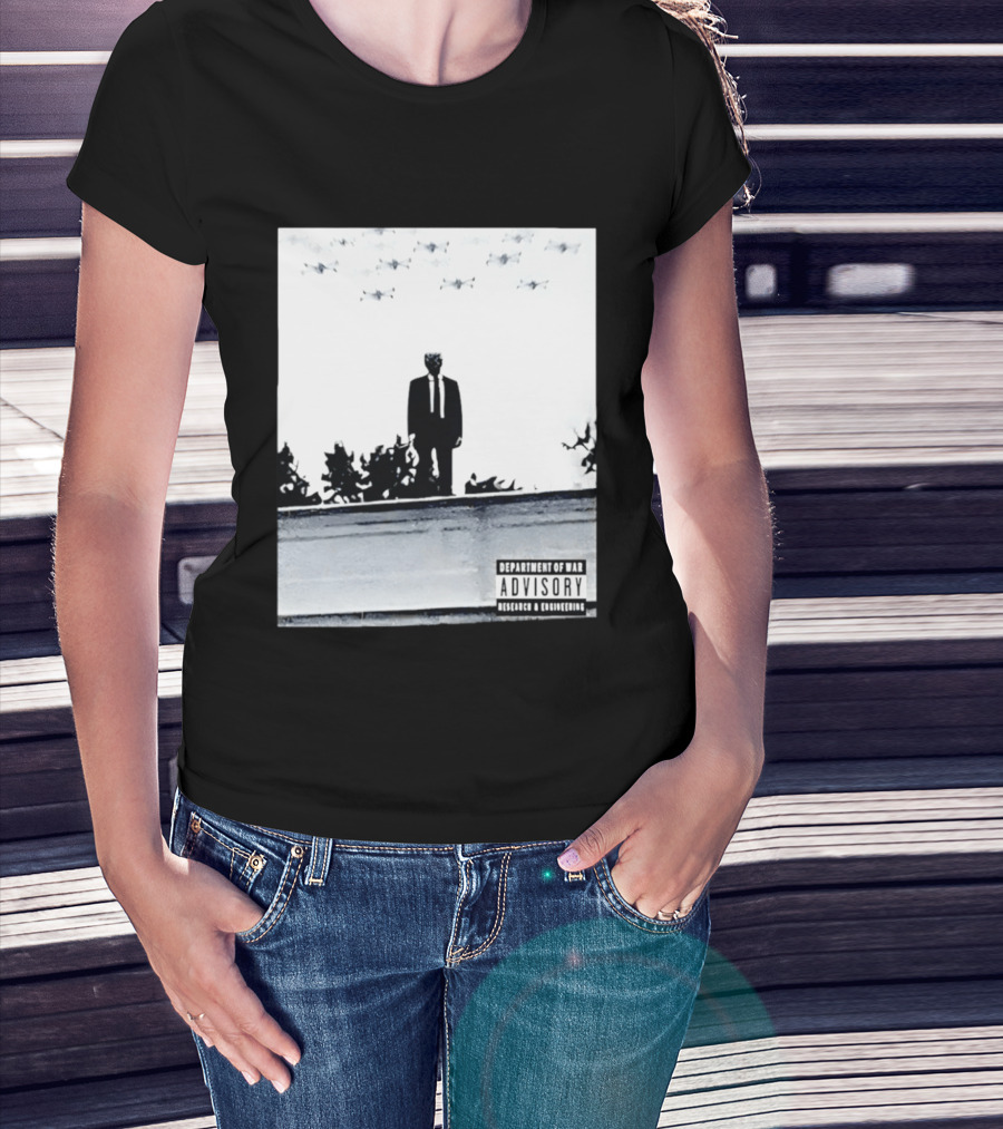 Trump Drone 2026 Department Of War Advisory Research And Development T-Shirt