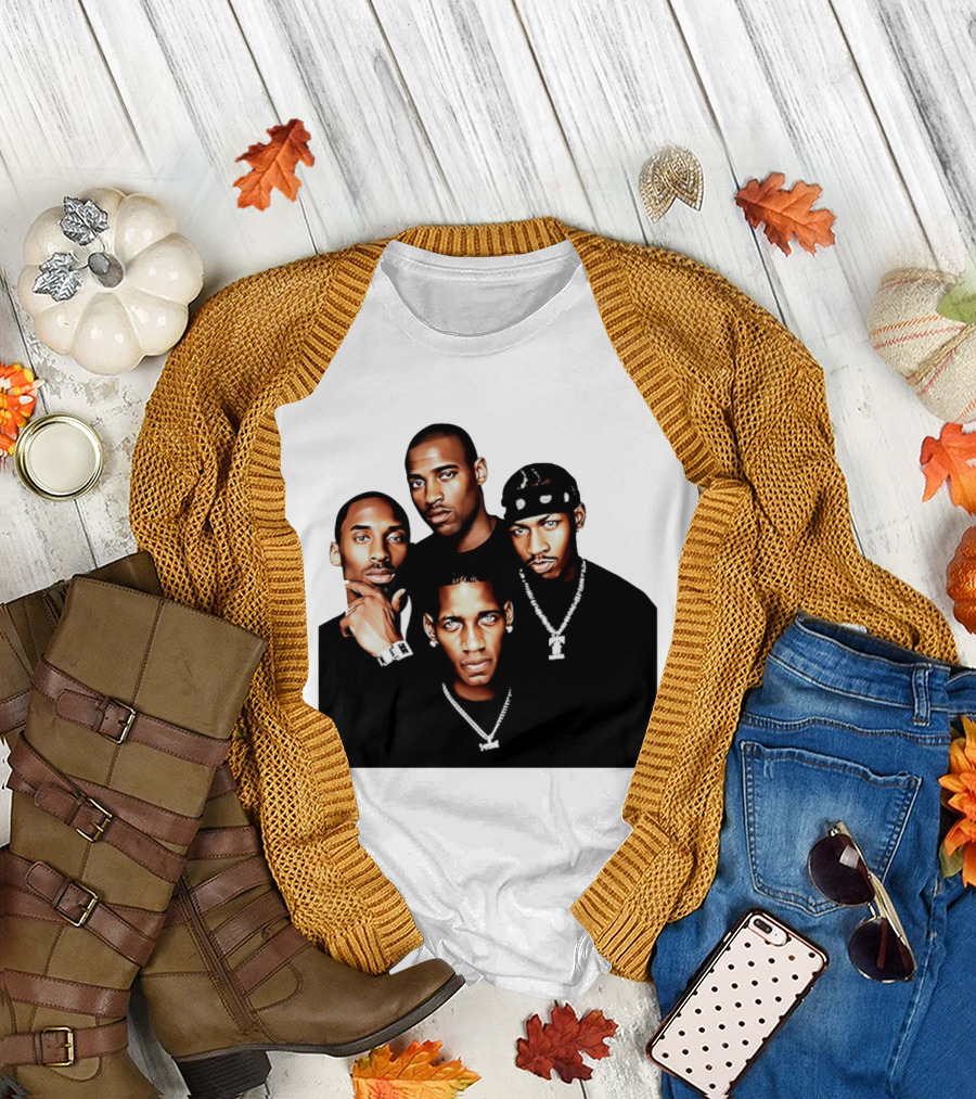 Kobe Iverson Mac Carter Basketball Legends Iconic Group T-Shirt