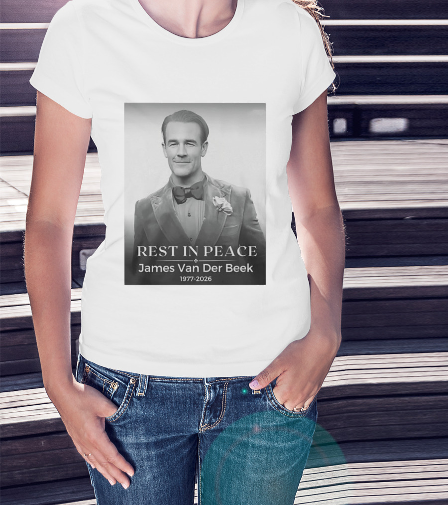 Rest In Peace James Van Der Beek 1977 2026 T-Shirt