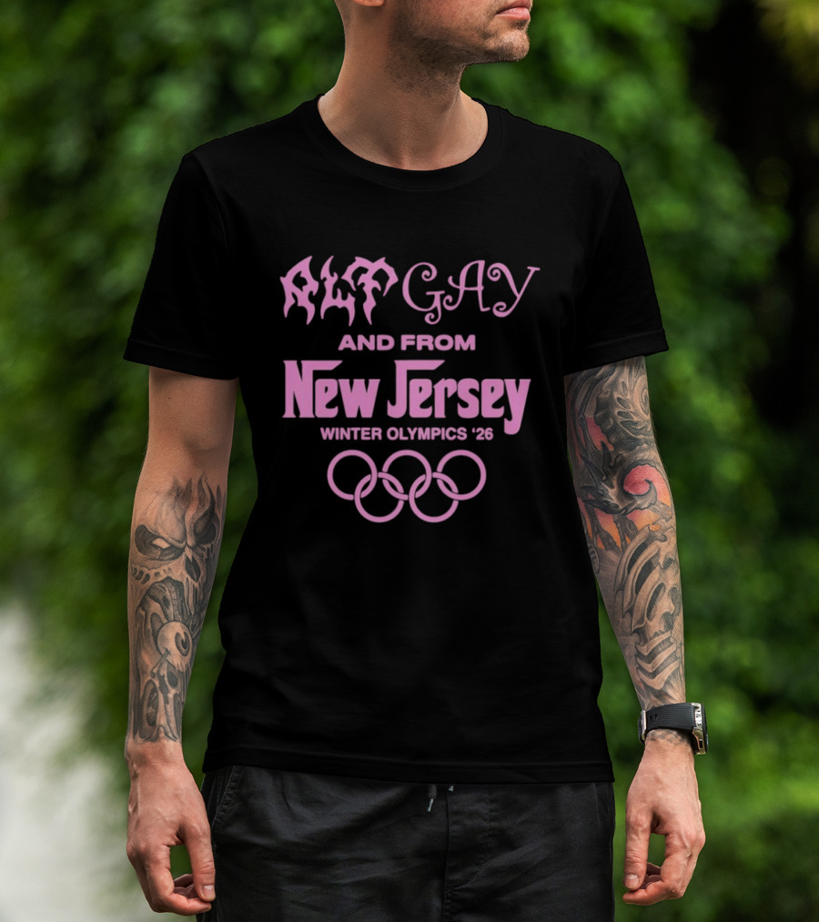 Alt Gay And From New Jersey Winter Olympics '26 T-Shirt