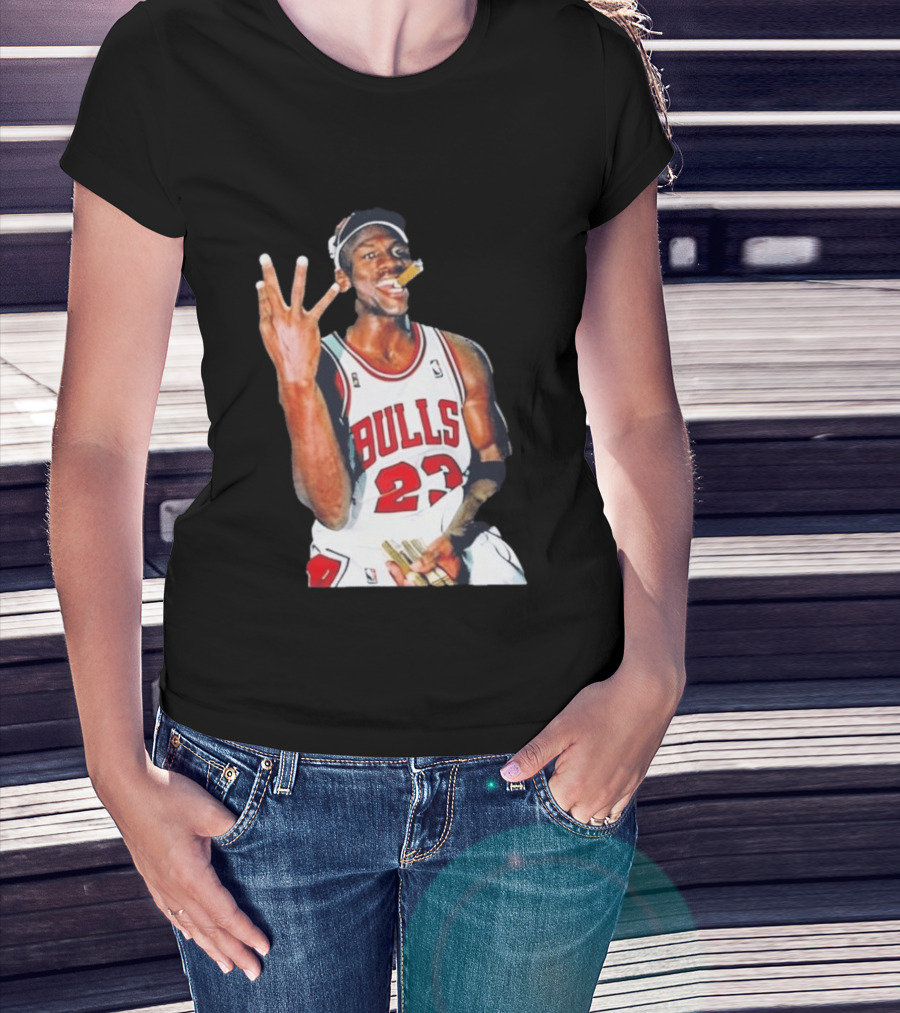 Giannis Antetokounmpo Mj Cigar Chicago Bulls 23 Basketball Legend T-Shirt