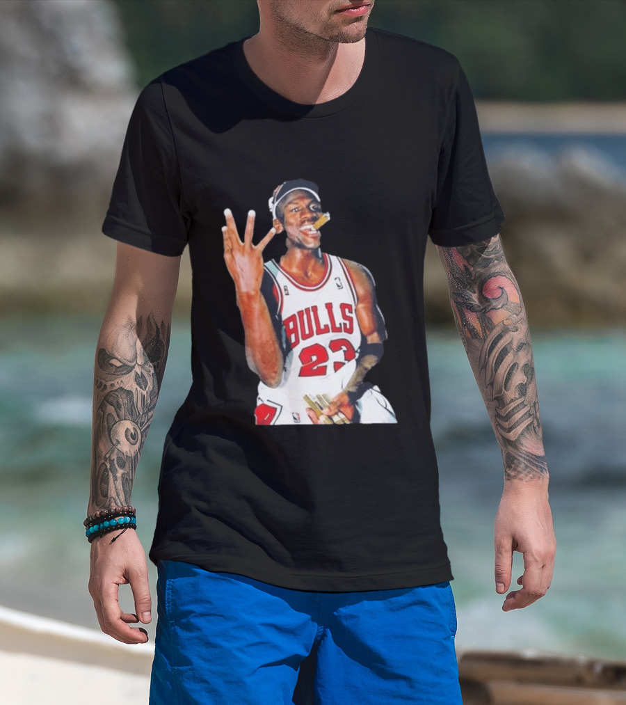 Giannis Antetokounmpo Mj Cigar Chicago Bulls 23 Basketball Legend T-Shirt