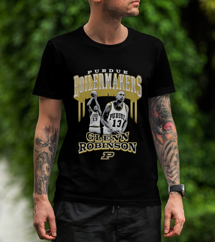 Glenn Robinson Purdue Boilermakers Basketball Legend T-Shirt