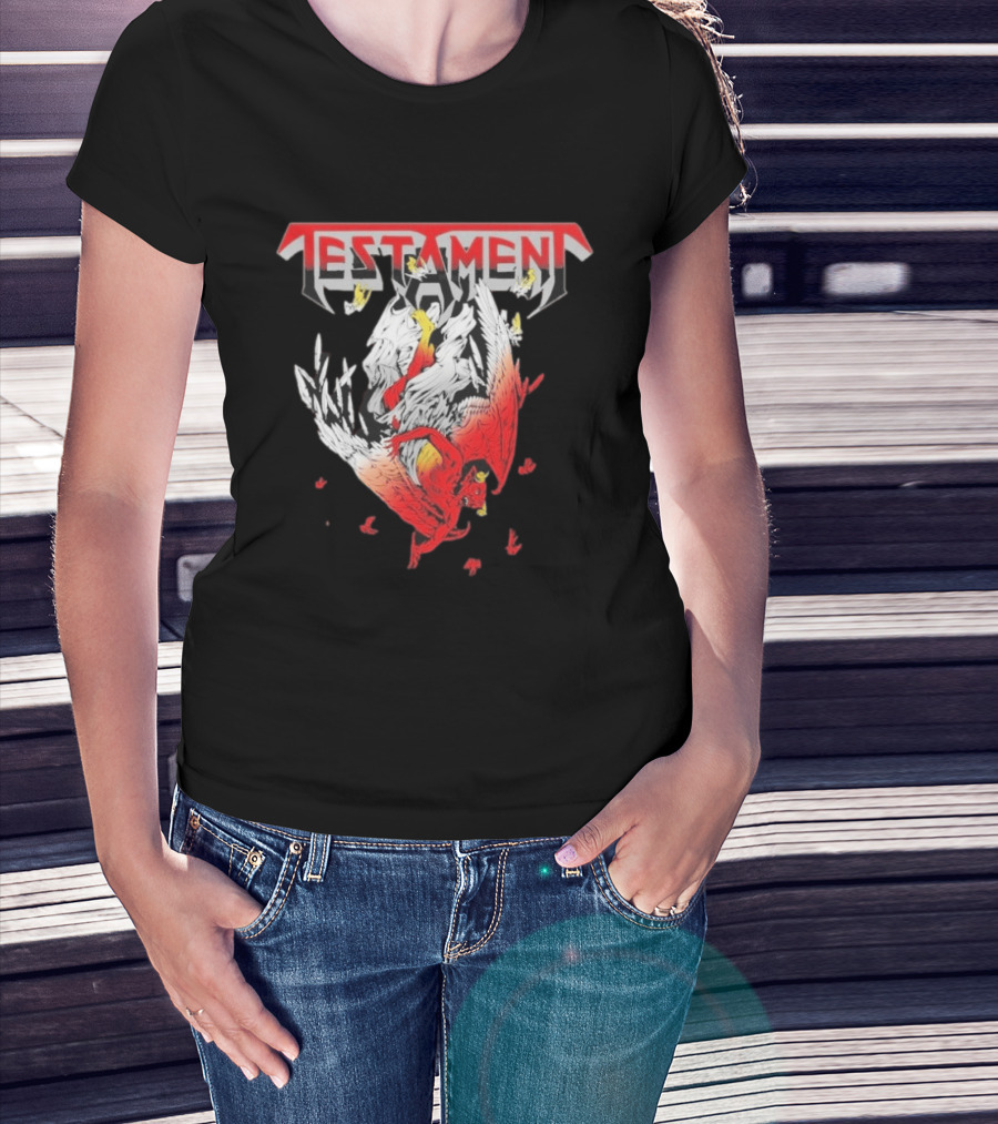 Testament Souls Of Black Collection Falling Fast Phoenix T-Shirt
