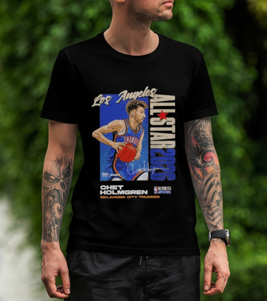 Los Angeles 2026 Chet Holmgren Oklahoma City Thunder NBA All Star T-Shirt