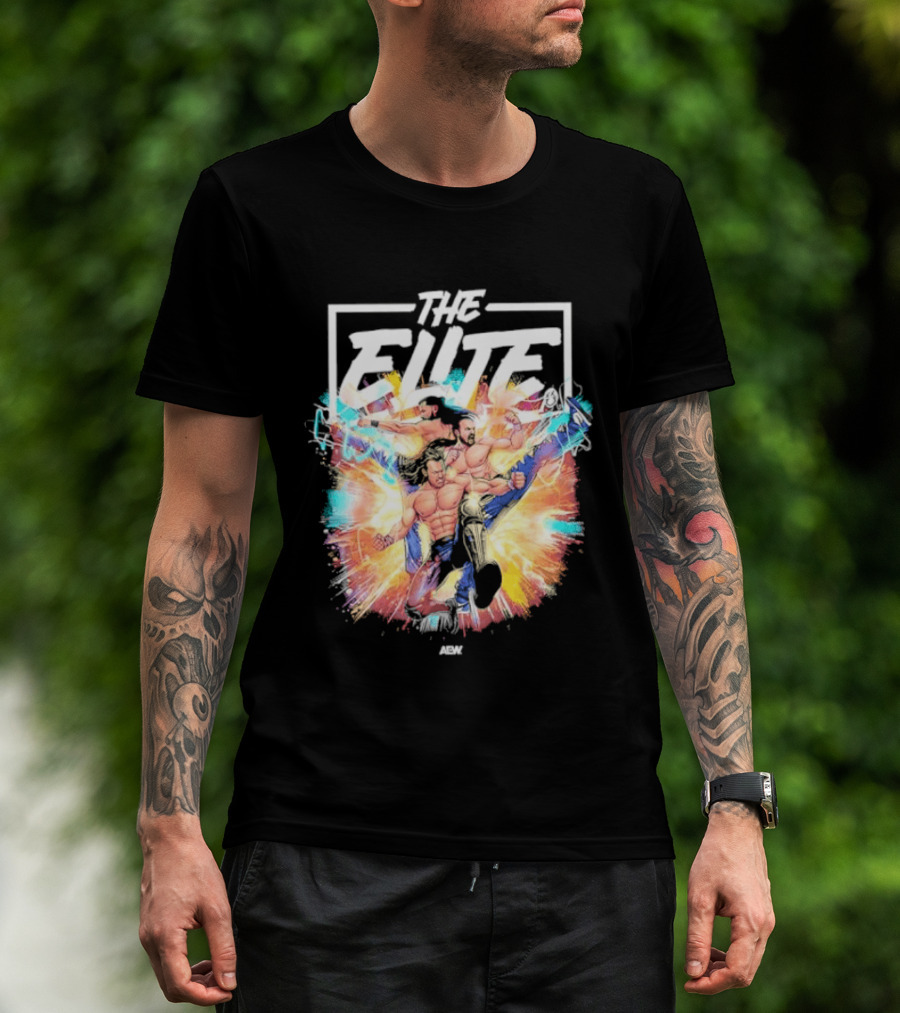 The Elite AEW Dynamic Explosion With Action Heroes T-Shirt