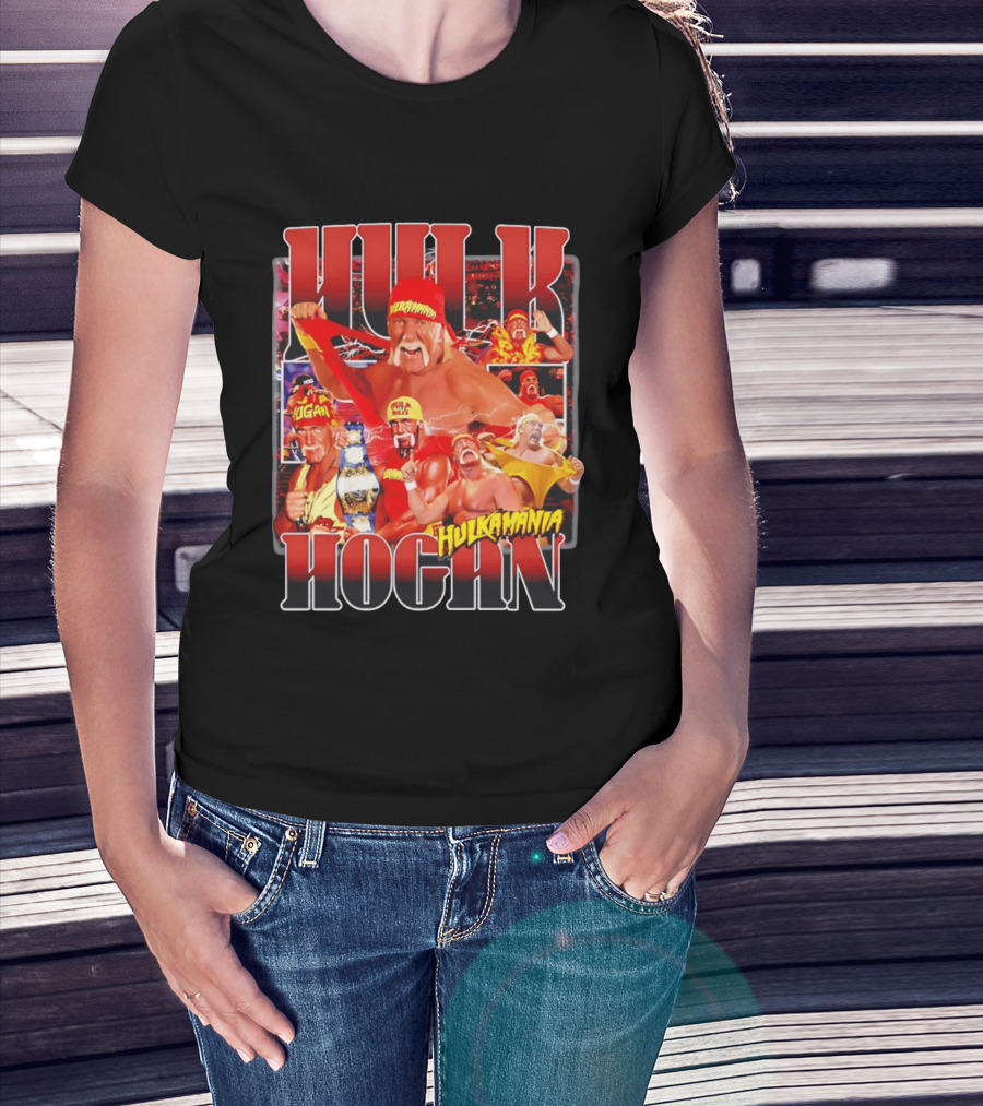 Hulk Hogan Hulkamania Memorial RIP Iconic Wrestling Legend T-Shirt
