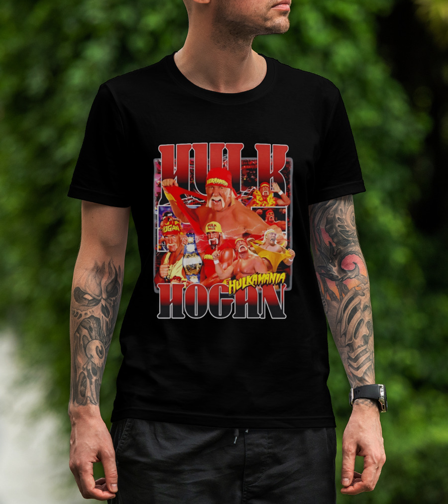 Hulk Hogan Hulkamania Memorial RIP Iconic Wrestling Legend T-Shirt