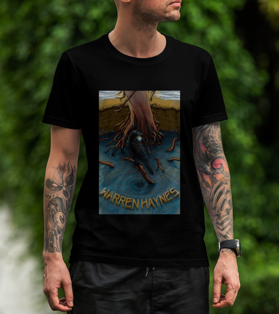 Warren Haynes An Intimate Evening February 2026 Raven And Tree Roots T-Shirt