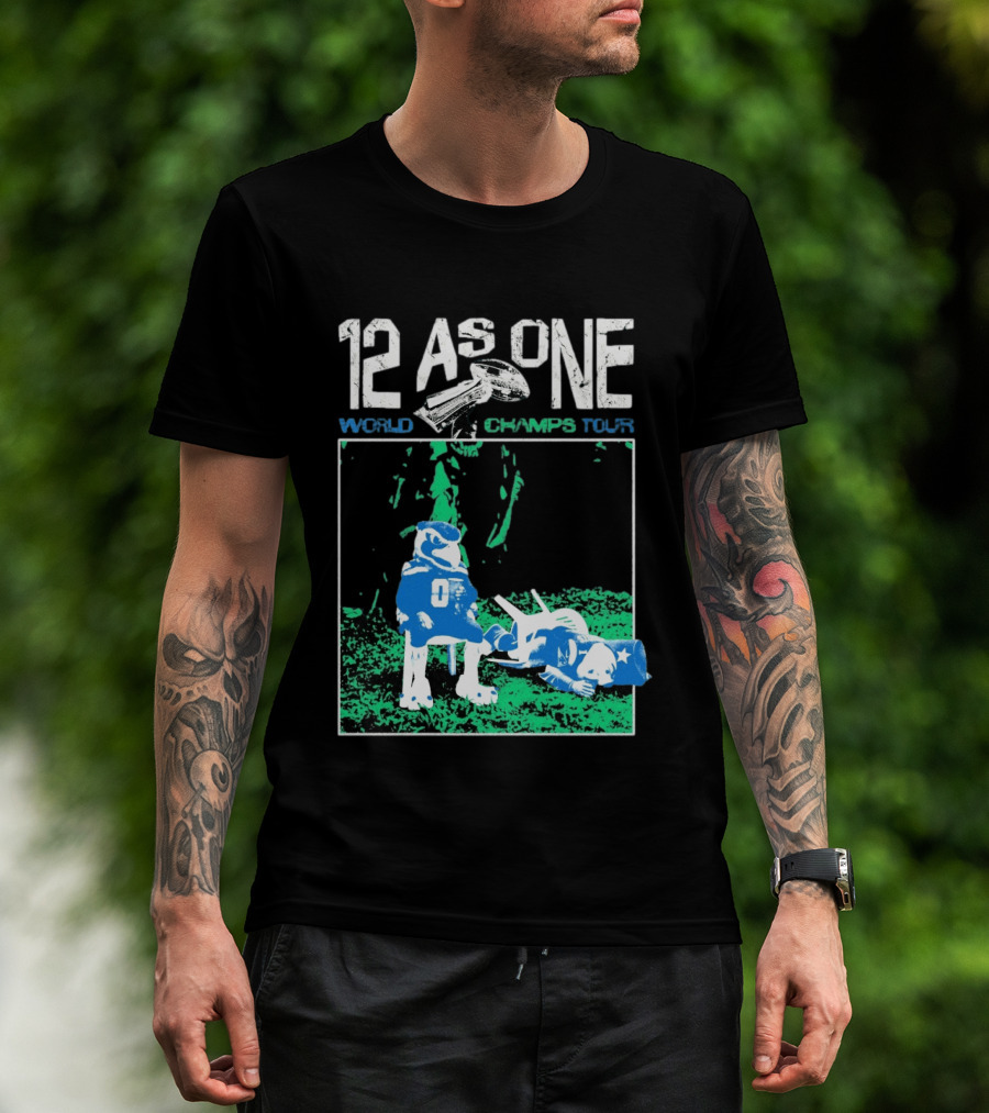 Seattle Seahawks 12 As One World Champs Tour T-Shirt