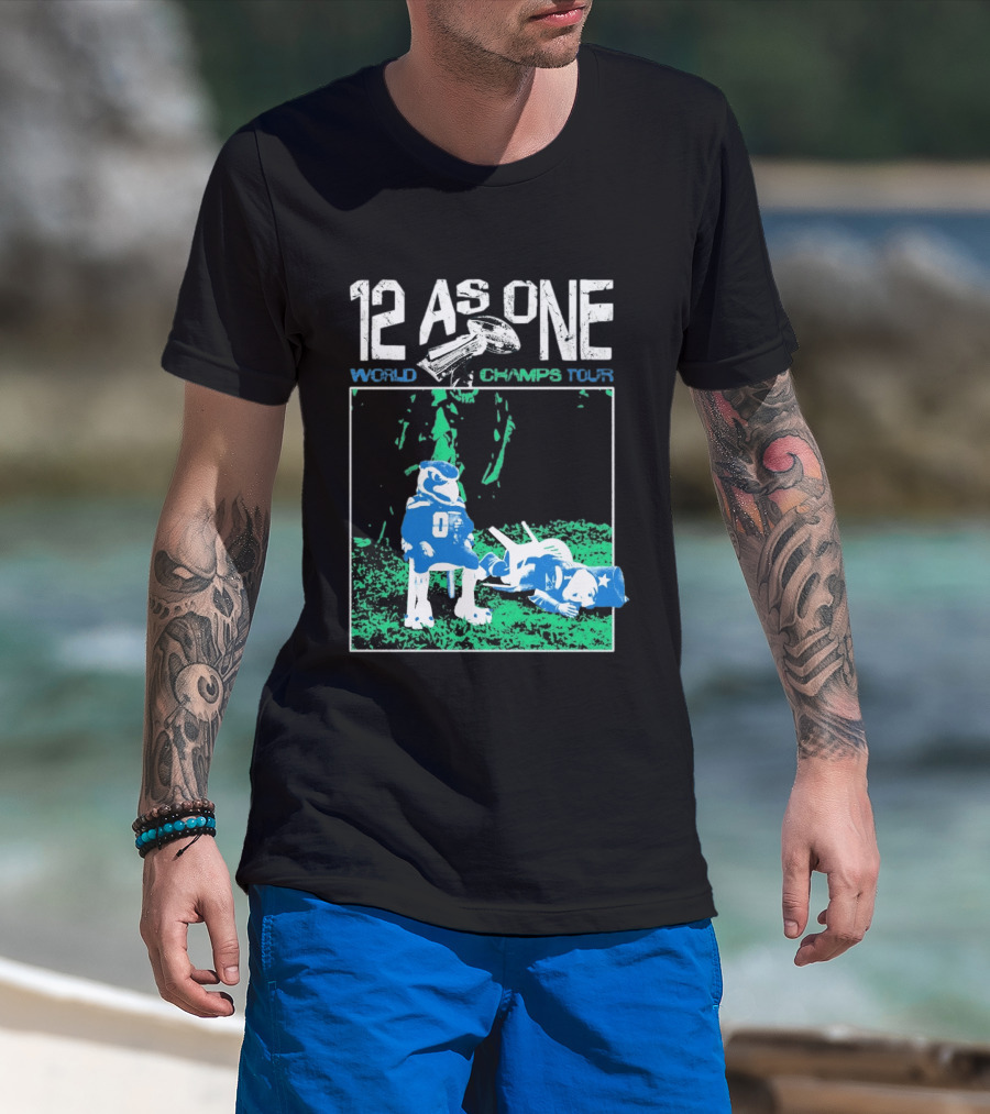 Seattle Seahawks 12 As One World Champs Tour T-Shirt