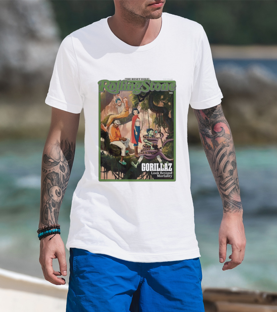 The Reset Issue Rolling Stone India Gorillaz Look Beyond Mortality T-Shirt
