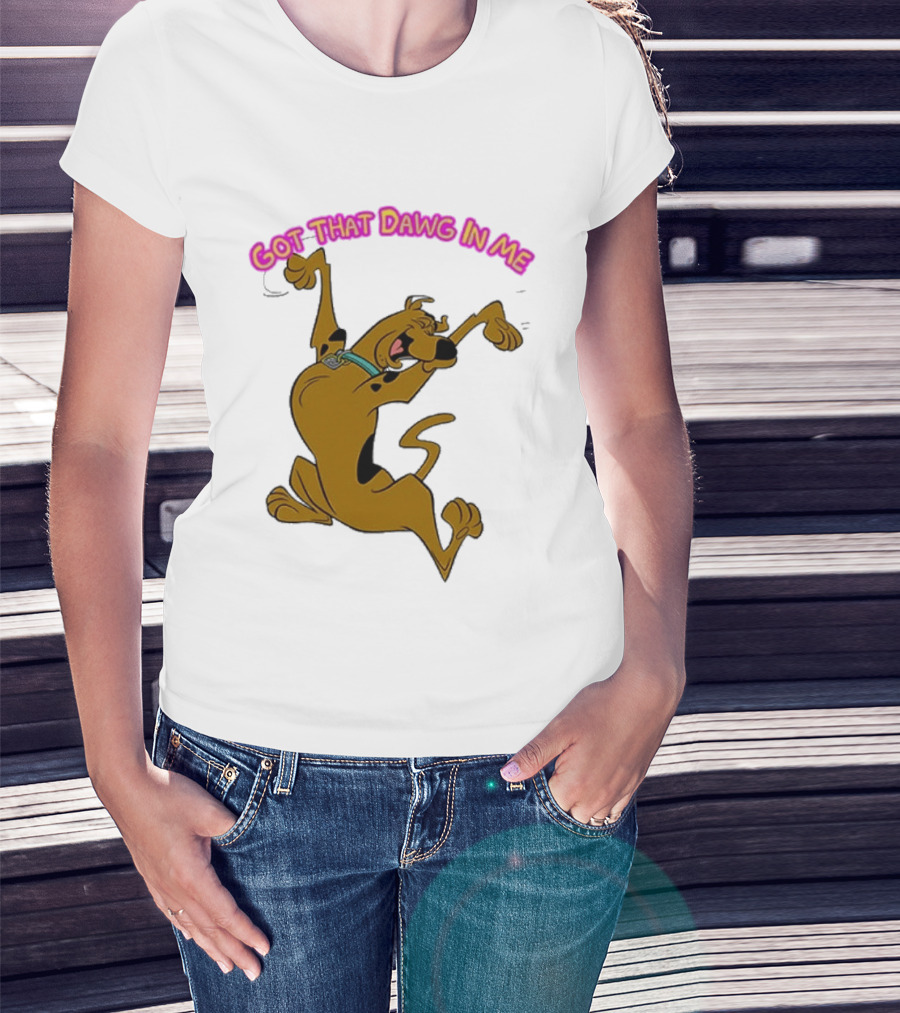 Got That Dawg In Me Scooby Doo Enthusiastic Pose T-Shirt