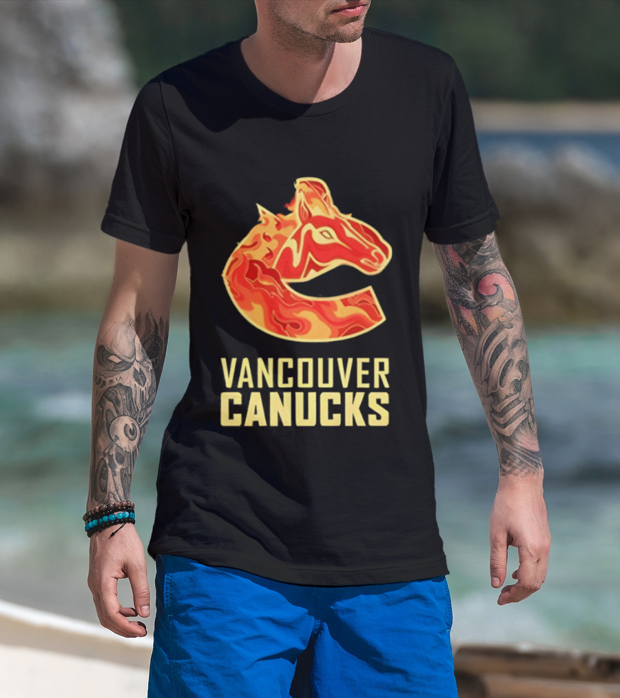 Vancouver Canucks Lunar New Year Horsefire 2026 T-Shirt