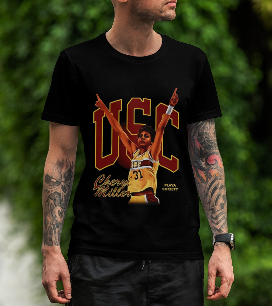 USC Cheryl Miller 31 Basketball Legend T-Shirt