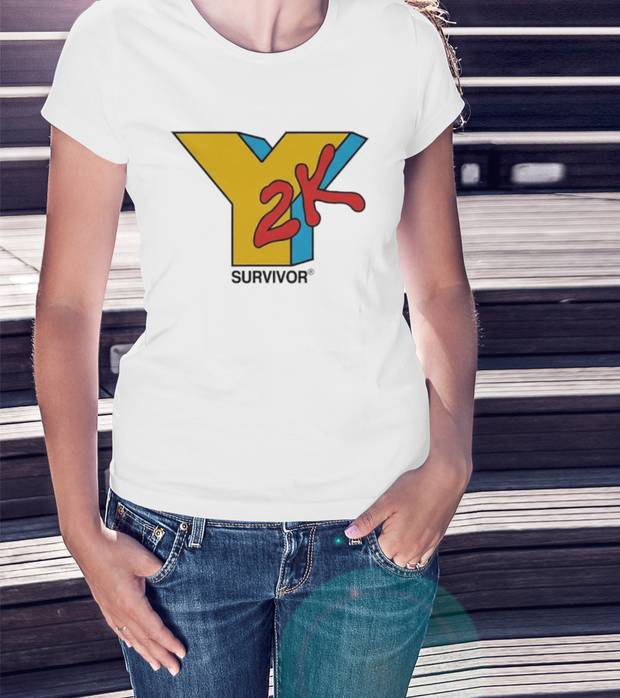 Y2K Survivor Retro 2000s Nostalgia Fashion Trend T-Shirt
