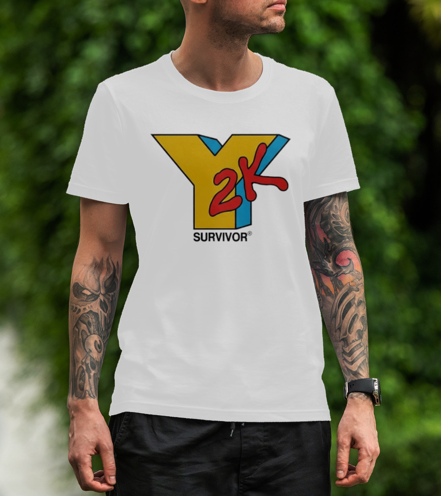 Y2K Survivor Retro 2000s Nostalgia Fashion Trend T-Shirt