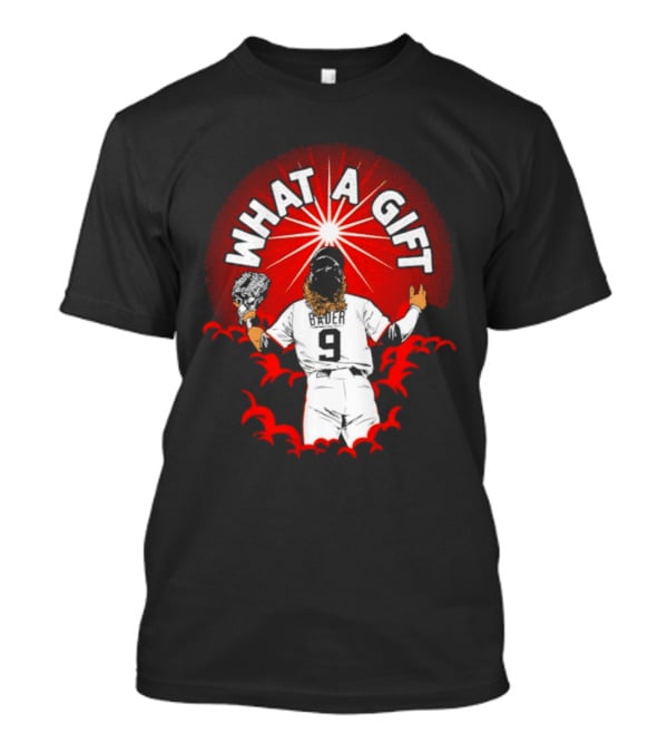 What A Gift Harrison Bader San Francisco Number 9 T-Shirt