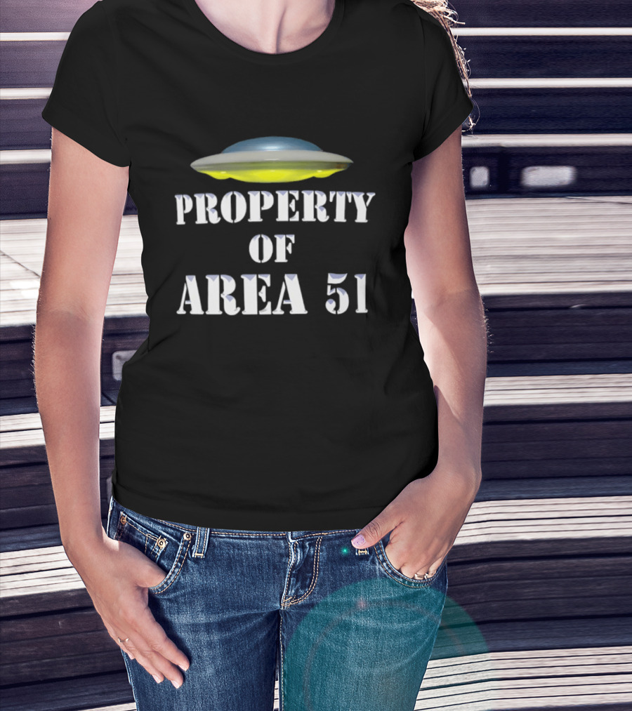 Property Of Area 51 Ufo T-Shirt