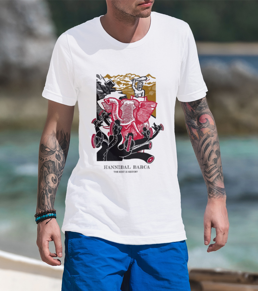 Hannibal Barca The Rest Is History Elephants And Soldiers Historical T-Shirt