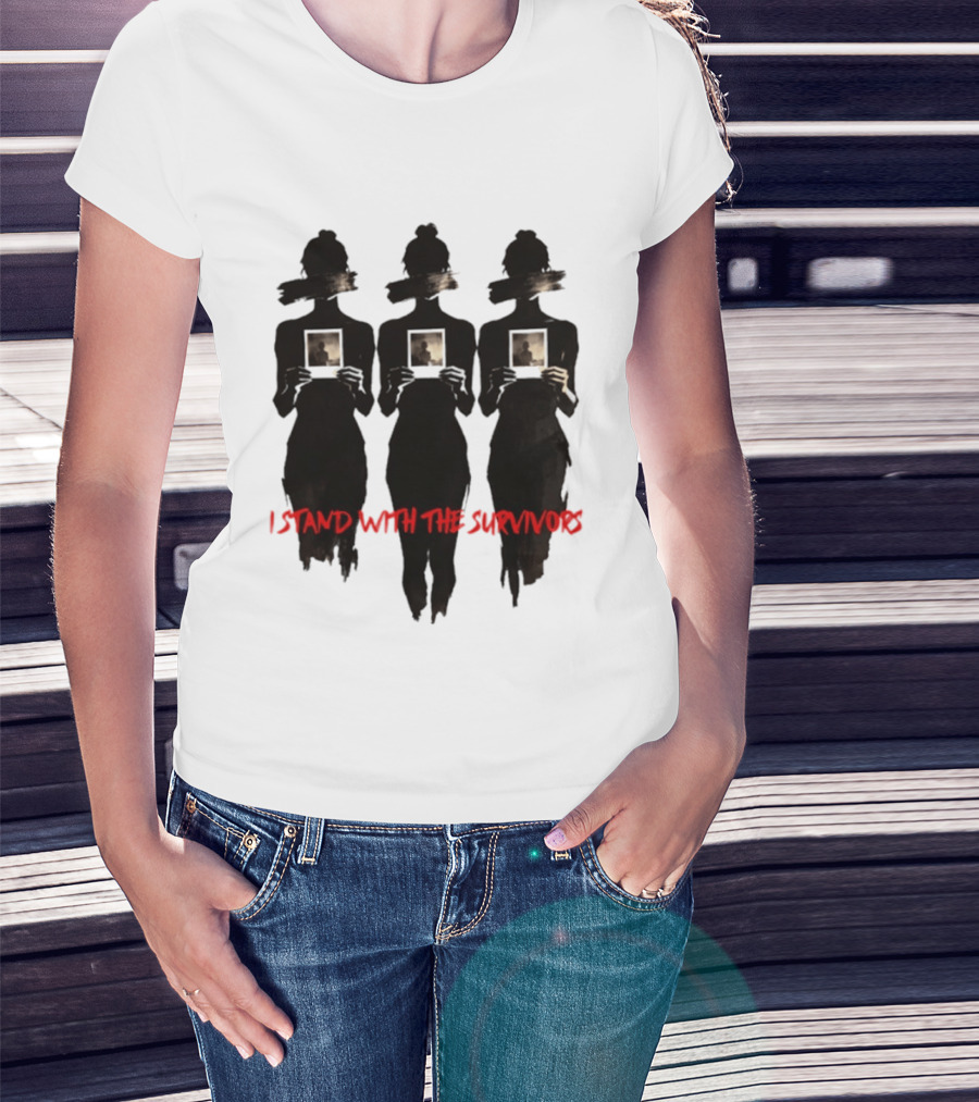 I Stand With The Survivors Epstein Victims T-Shirt