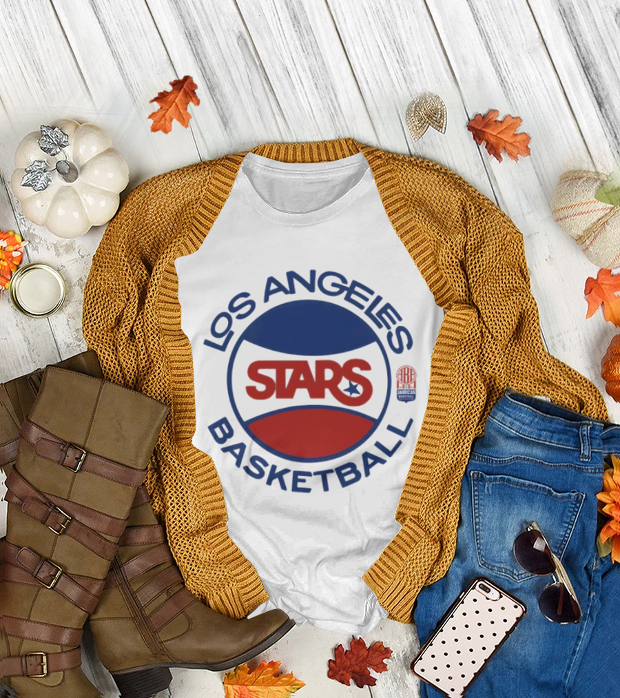 Los Angeles Stars Basketball ABA Retro Style Sports Team T-Shirt
