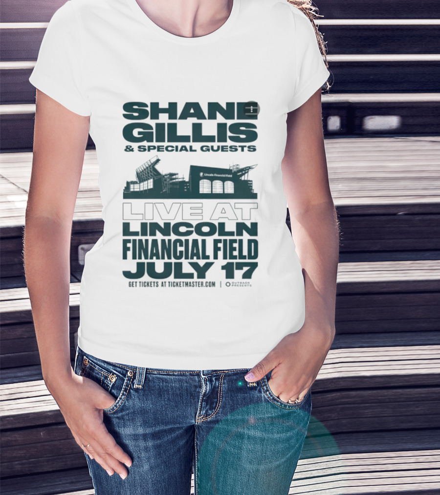 Shane Gillis And Special Guests Live At Lincoln Financial Field July 17 Event Promotion T-Shirt
