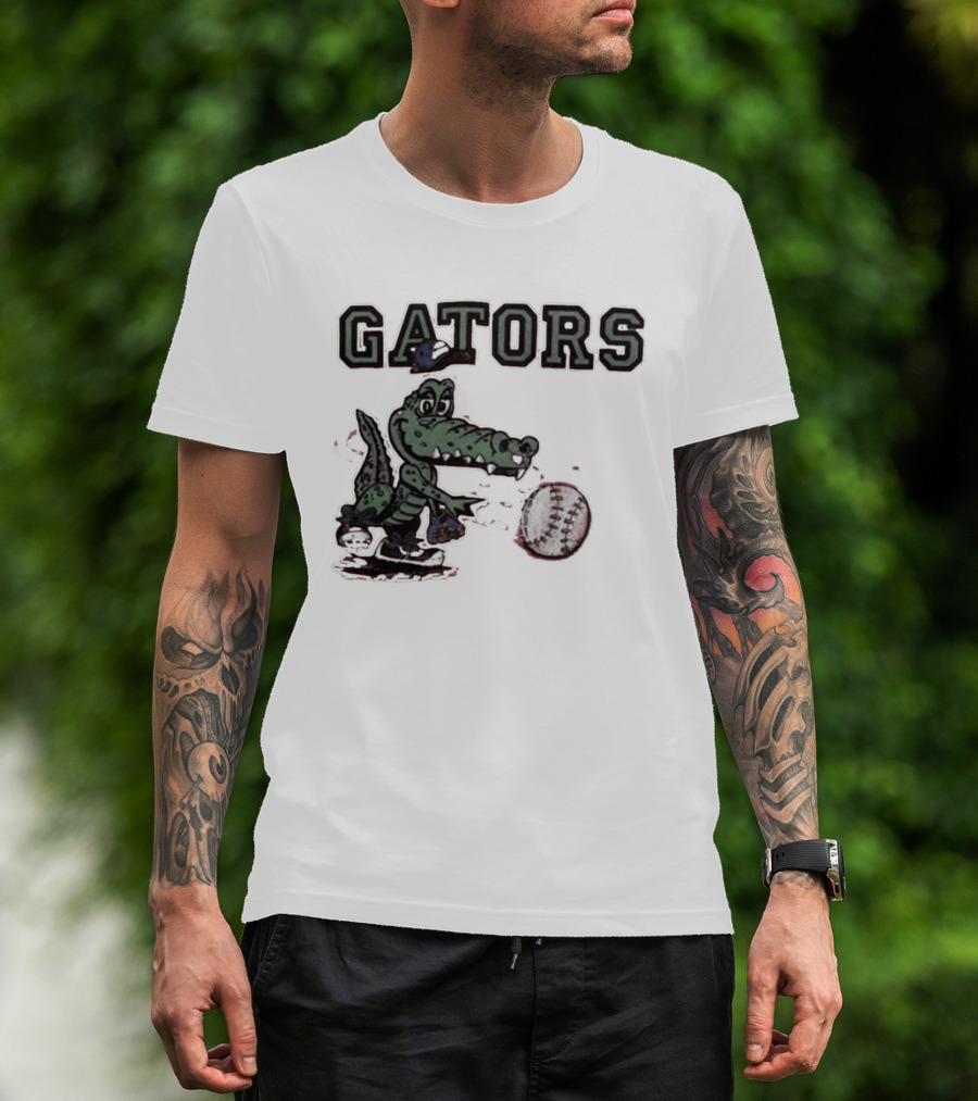 Florida Gators Basketball Mascot Image T-Shirt