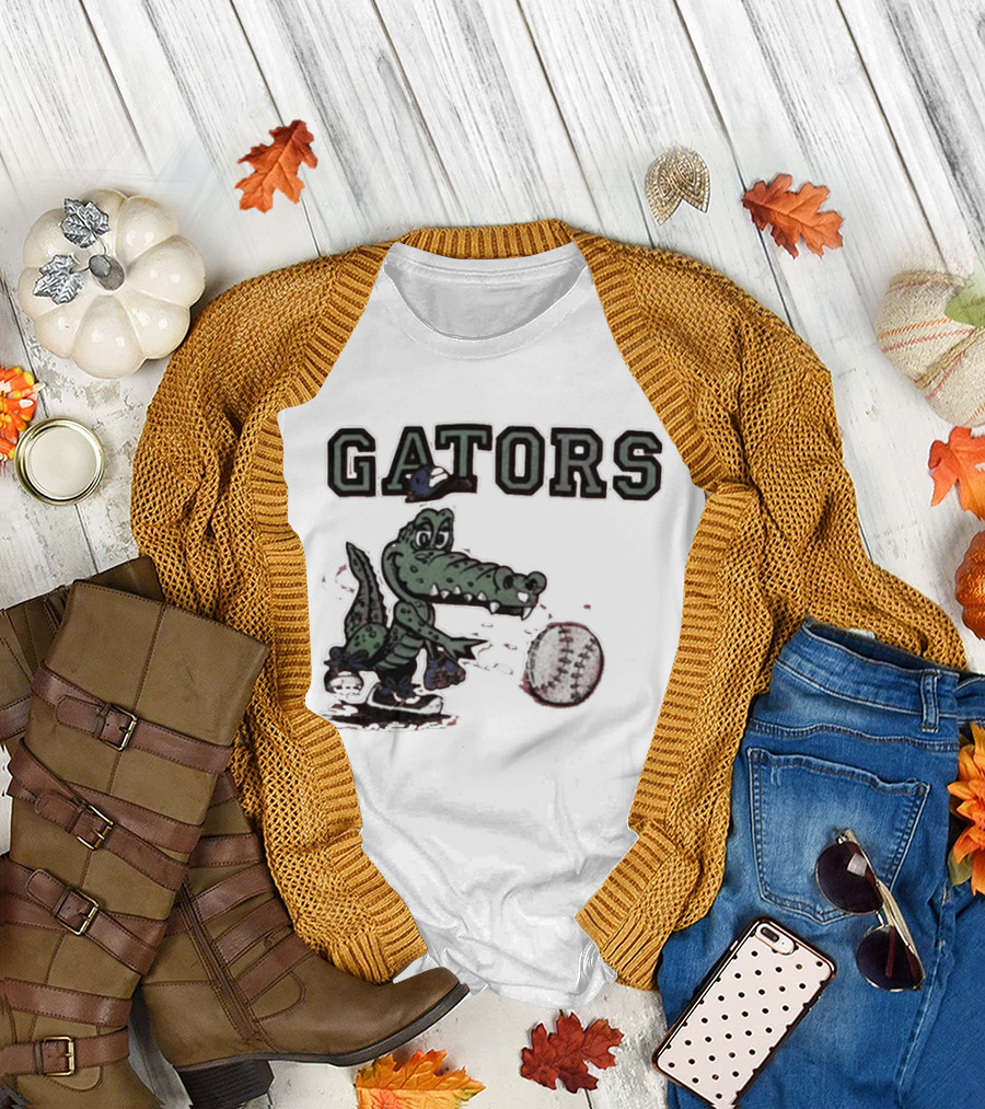 Florida Gators Basketball Mascot Image T-Shirt