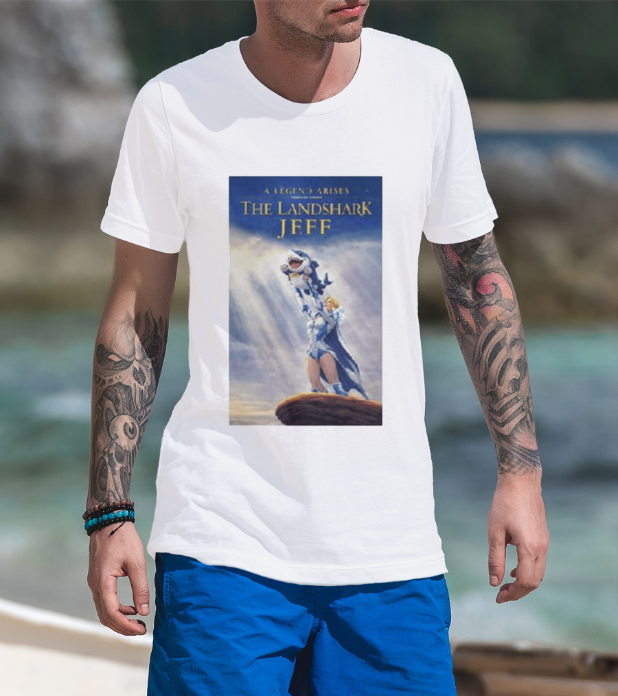 A Legend Arises The Landshark Jeff Emma Frost Lion King Scene T-Shirt