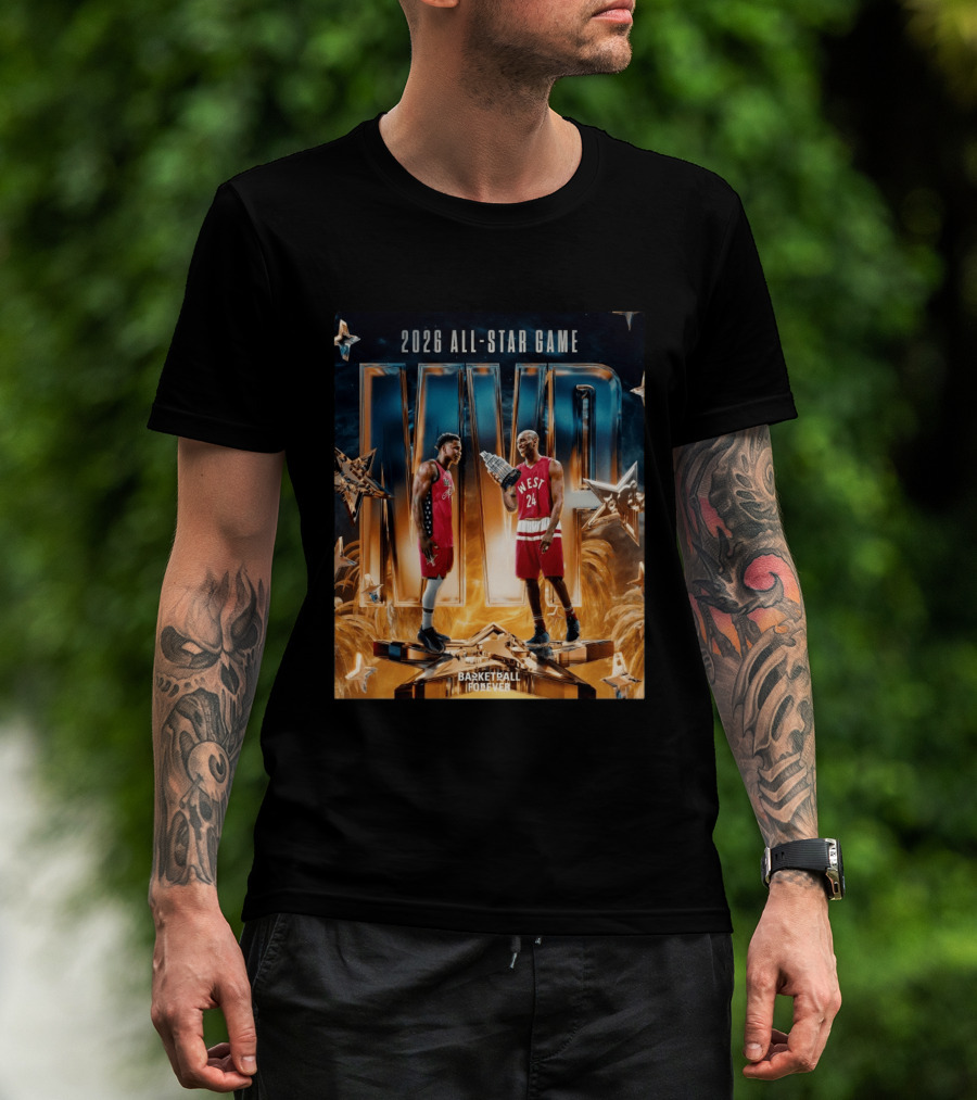 2026 All Star Game MVP Anthony Edwards Kobe Bryant Basketball Forever T-Shirt