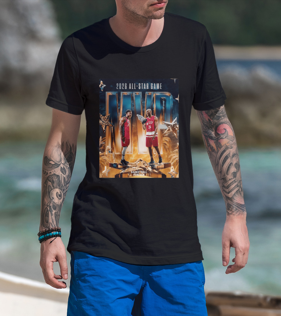 2026 All Star Game MVP Anthony Edwards Kobe Bryant Basketball Forever T-Shirt