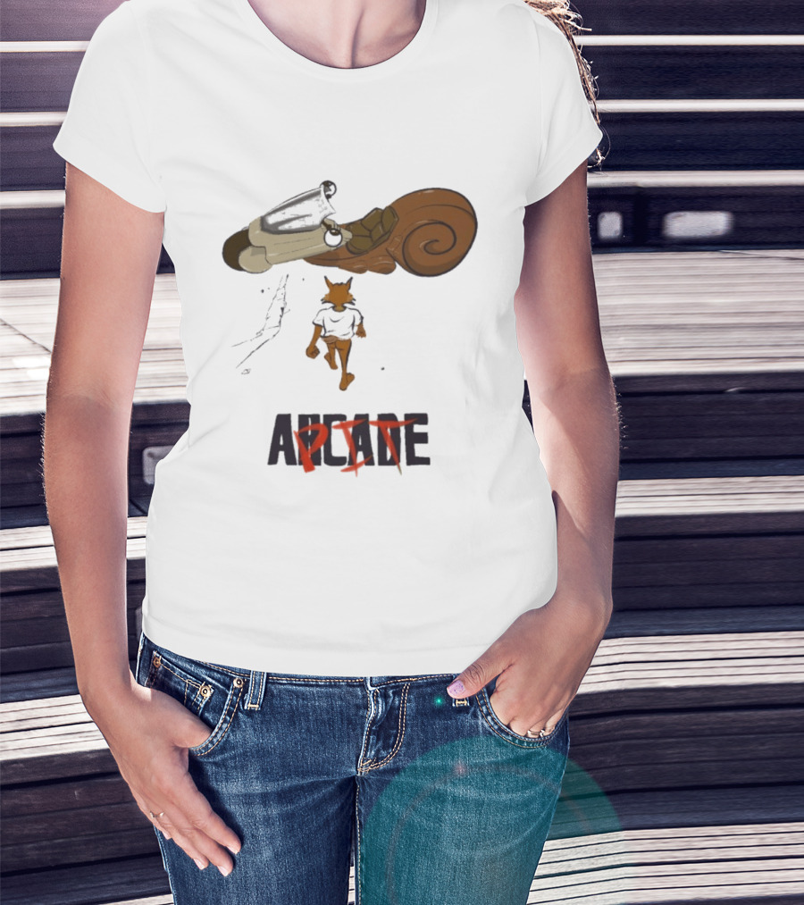 Smight Akira Arcade Pit Retro Futuristic Motorcycle Adventure T-Shirt