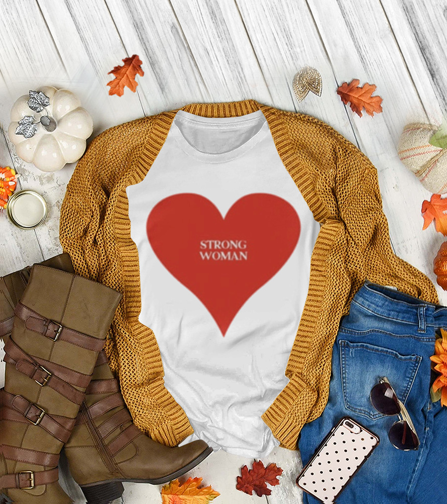 Strong Woman Heart Gemma Johnson Neighborhood Empowerment T-Shirt